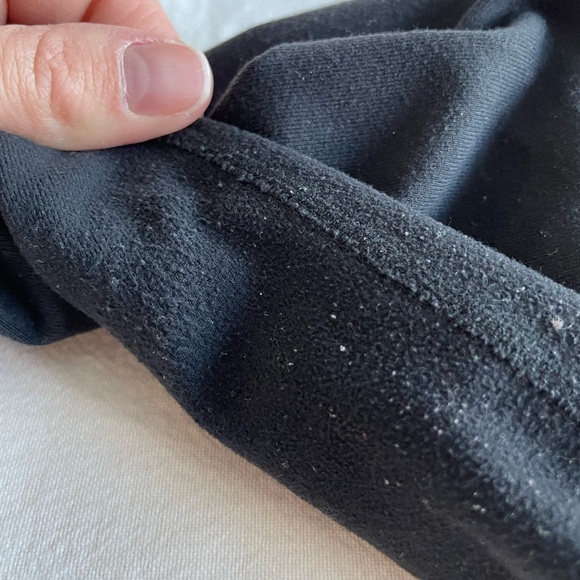 Lululemon size 8 reversible wunder under cropped leggings purple stripe - Picture 6 of 6